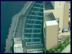 Glass roofed highway